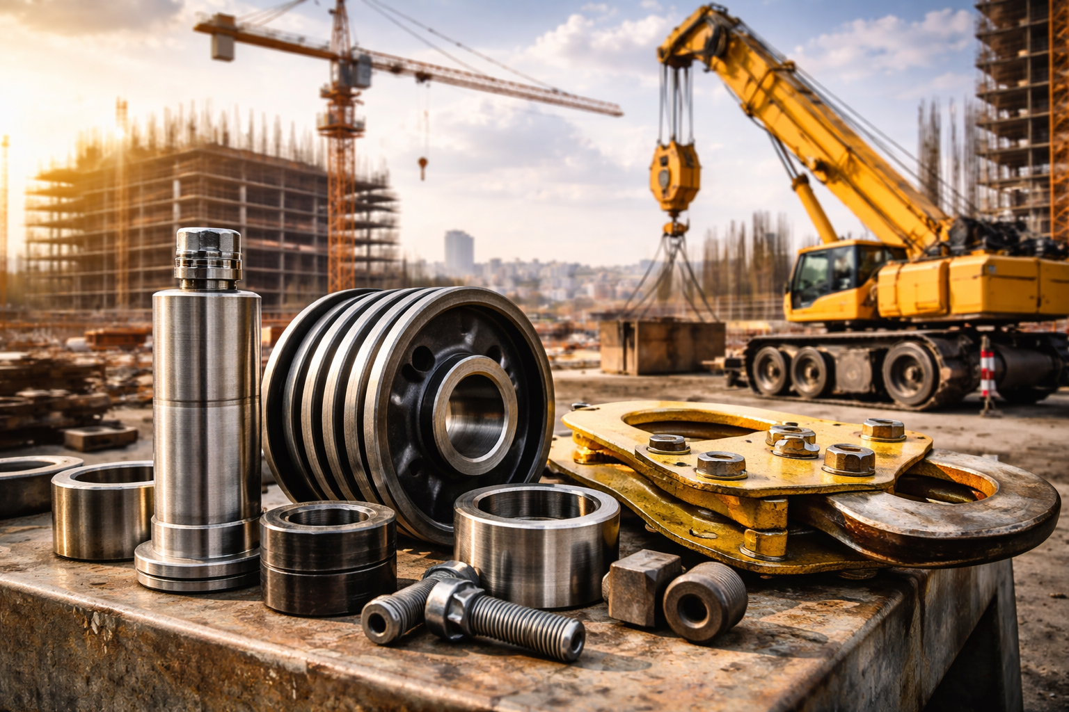 Reposição de Peças para Guinchos, Guindastes e Gruas