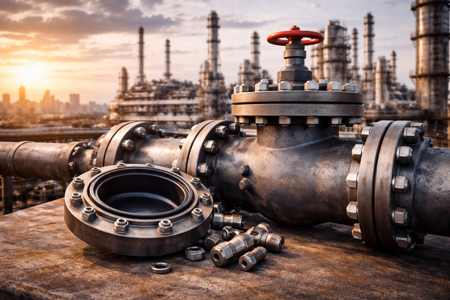 Corpo e Tampa de Válvulas para Óleo e Gás